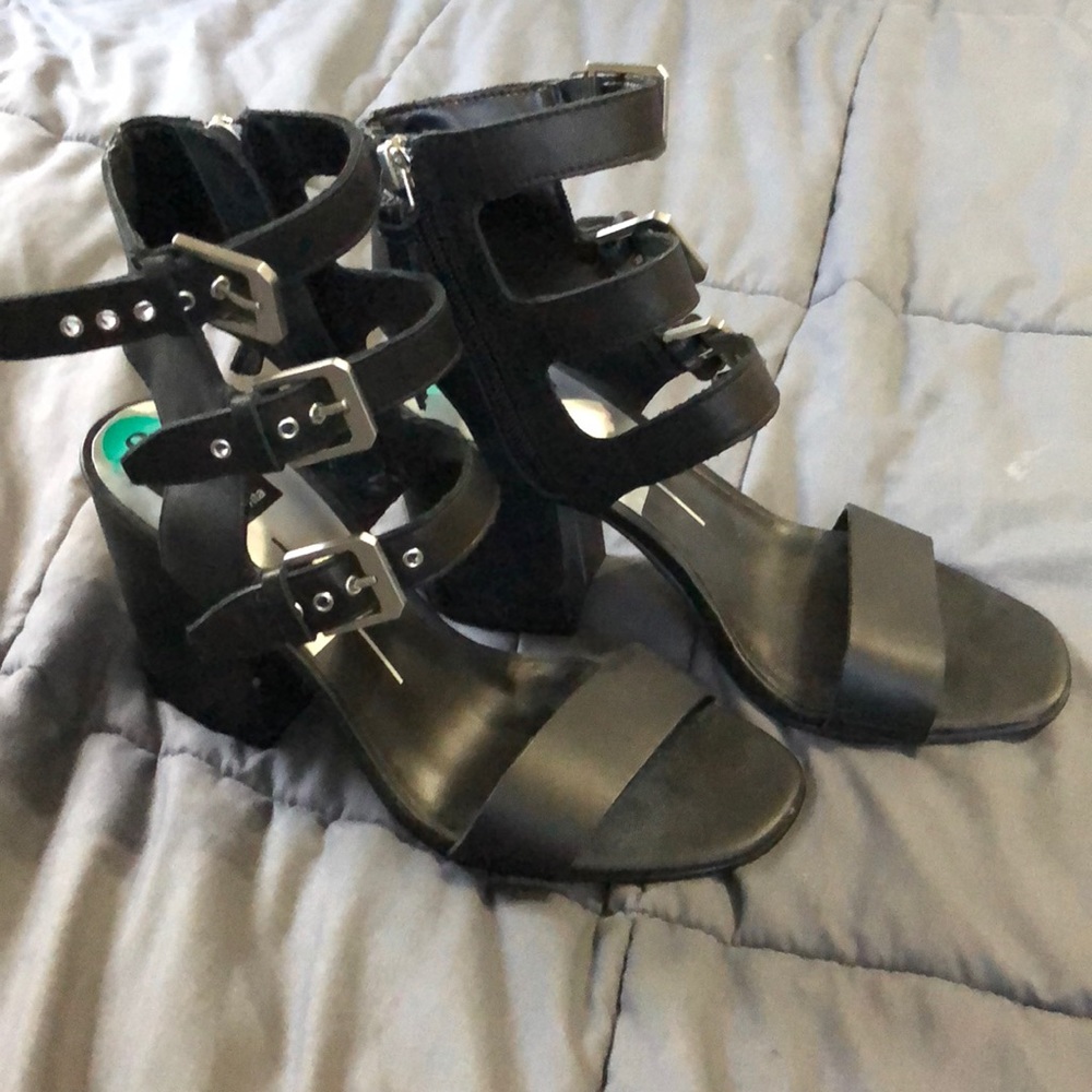 Black Block Heels